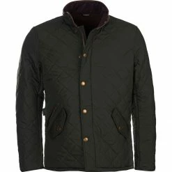 Barbour Men's Synthetic Insulation Jackets Powell Quilted Jacket Men's -Barbour Online Shop SAG D2