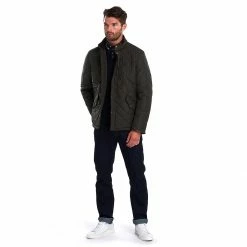 Barbour Men's Synthetic Insulation Jackets Powell Quilted Jacket Men's -Barbour Online Shop SAG D7